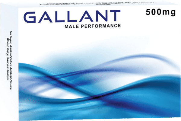 A box of male performance condoms.